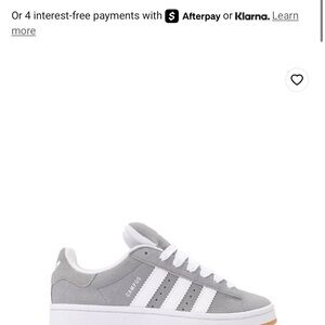 adidas Kids Sneakers in Gray and White